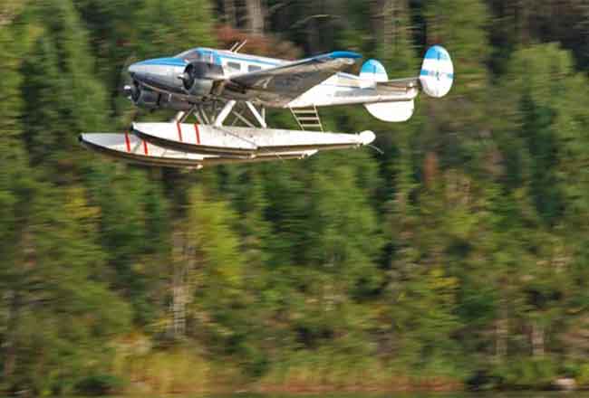 Showalter's Fly-In Service Beech 18 on floats